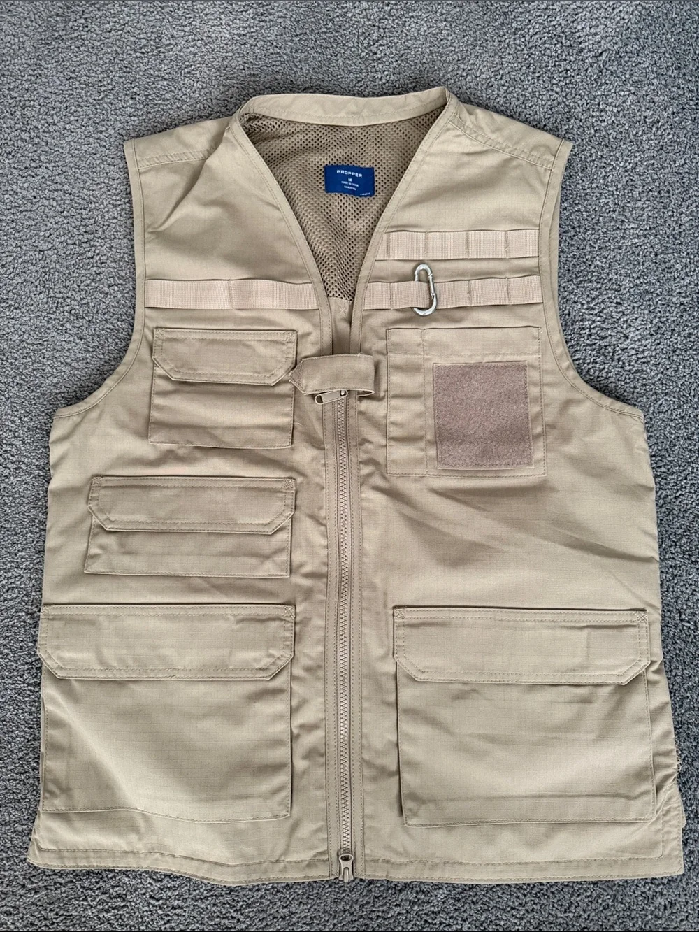 Propper Men's Tactical/Military/Fisging Utility Vest - Beige. Size M